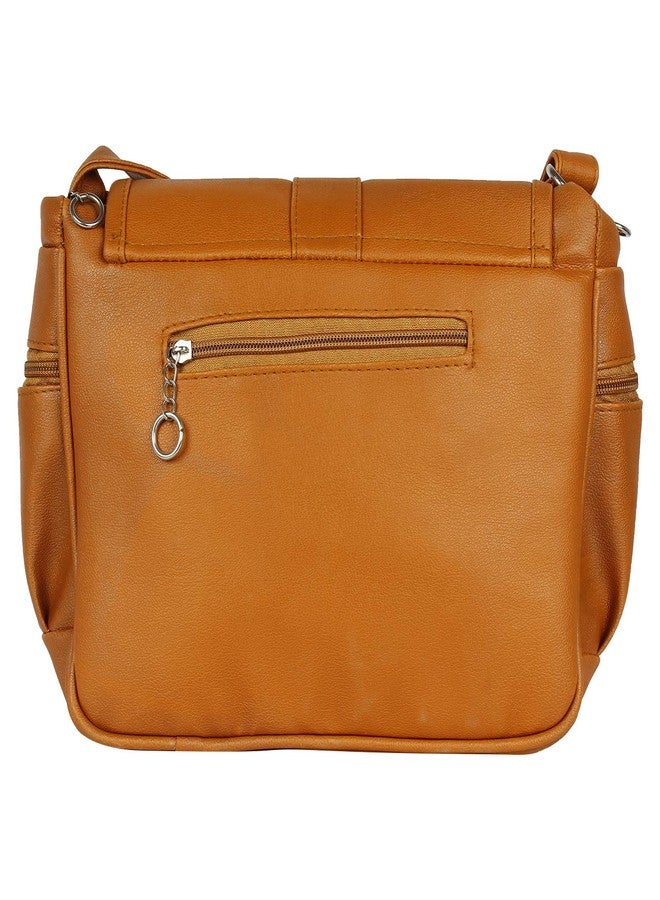 Spike Women's Sling Bag (Tan) - Image 5